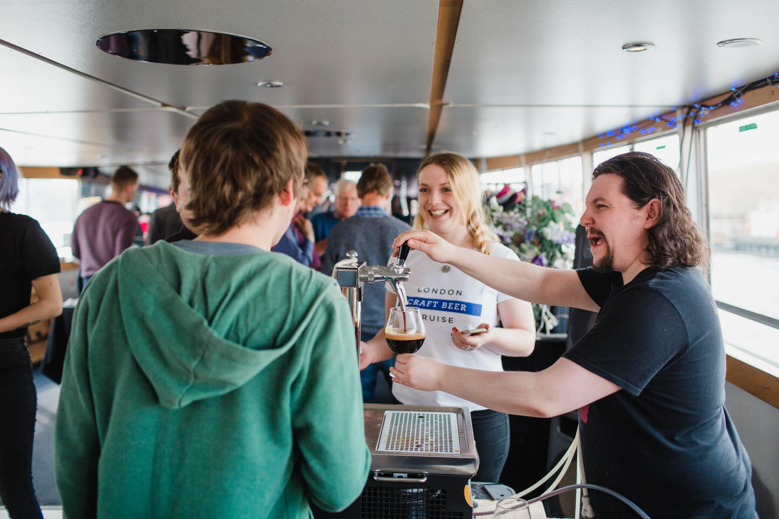 london boat trips with beer